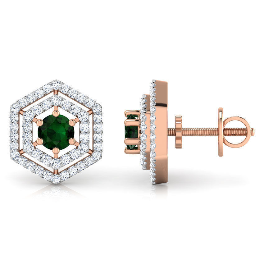 Hex Multi-Style Earring 3D print model_5