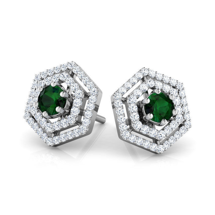 Hex Multi-Style Earring 3D print model_18