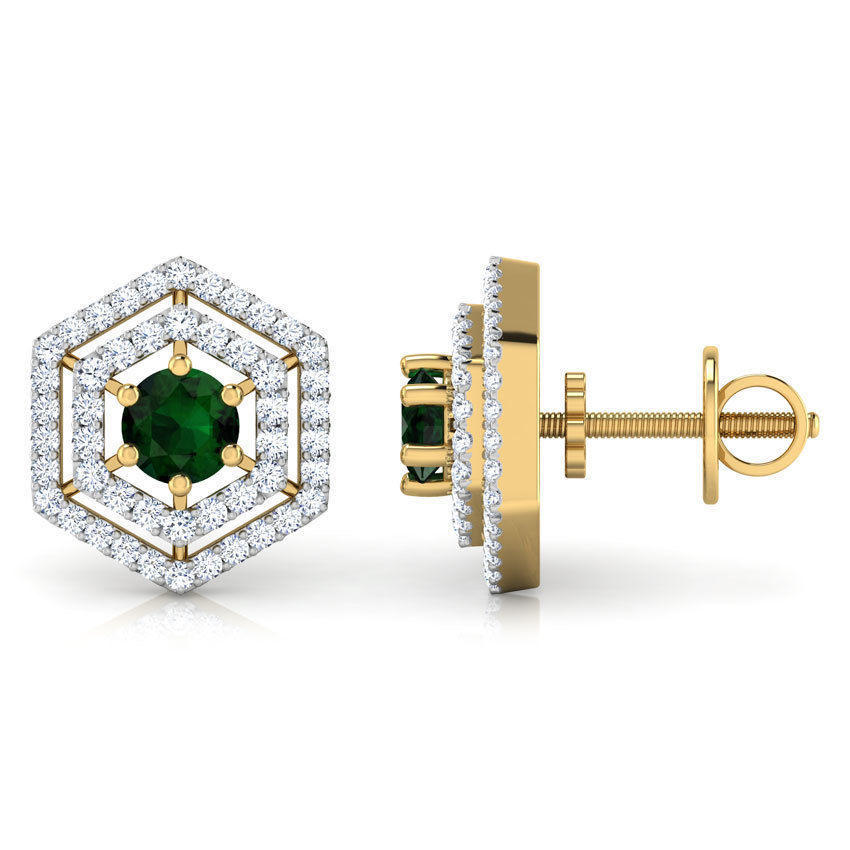 Hex Multi-Style Earring 3D print model_4