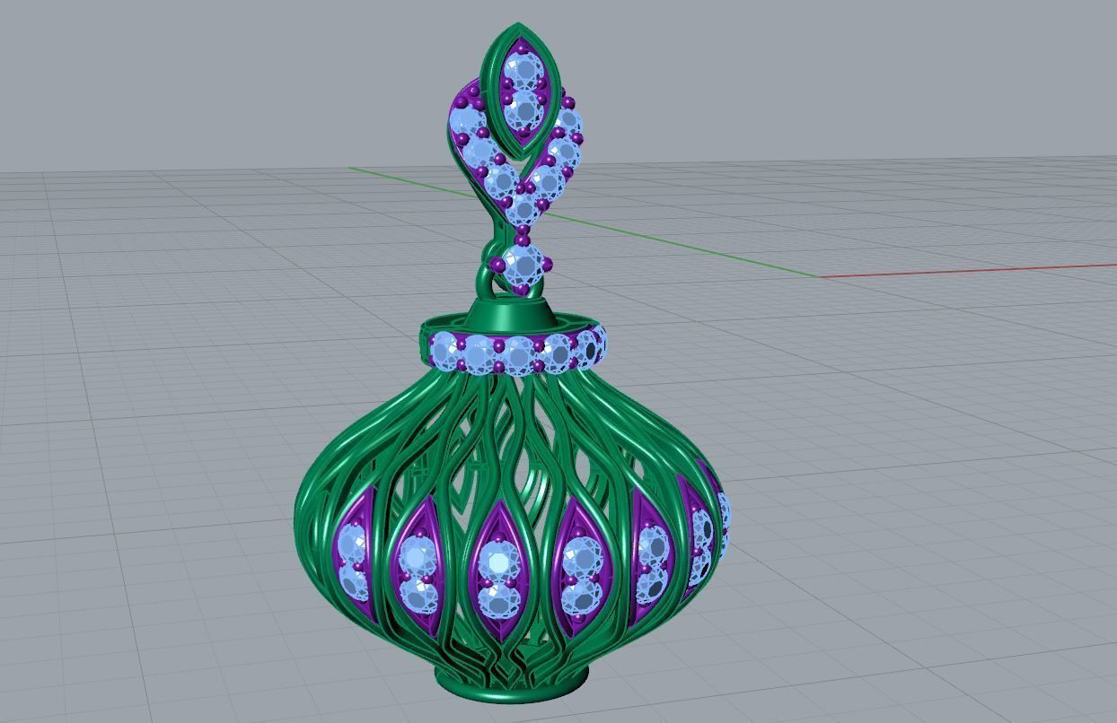 Lantern Style Jimiki 3D print model_6