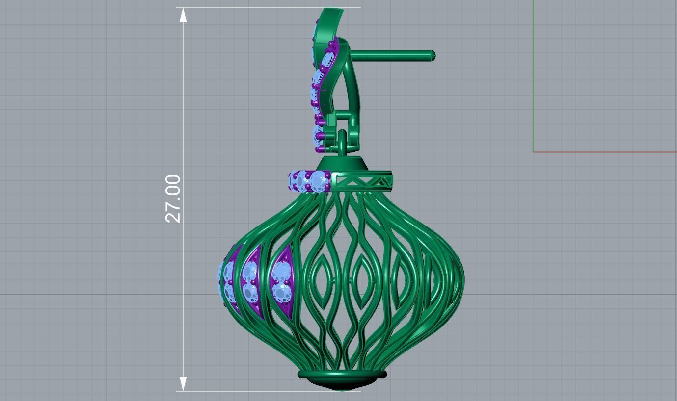 Lantern Style Jimiki 3D print model_5