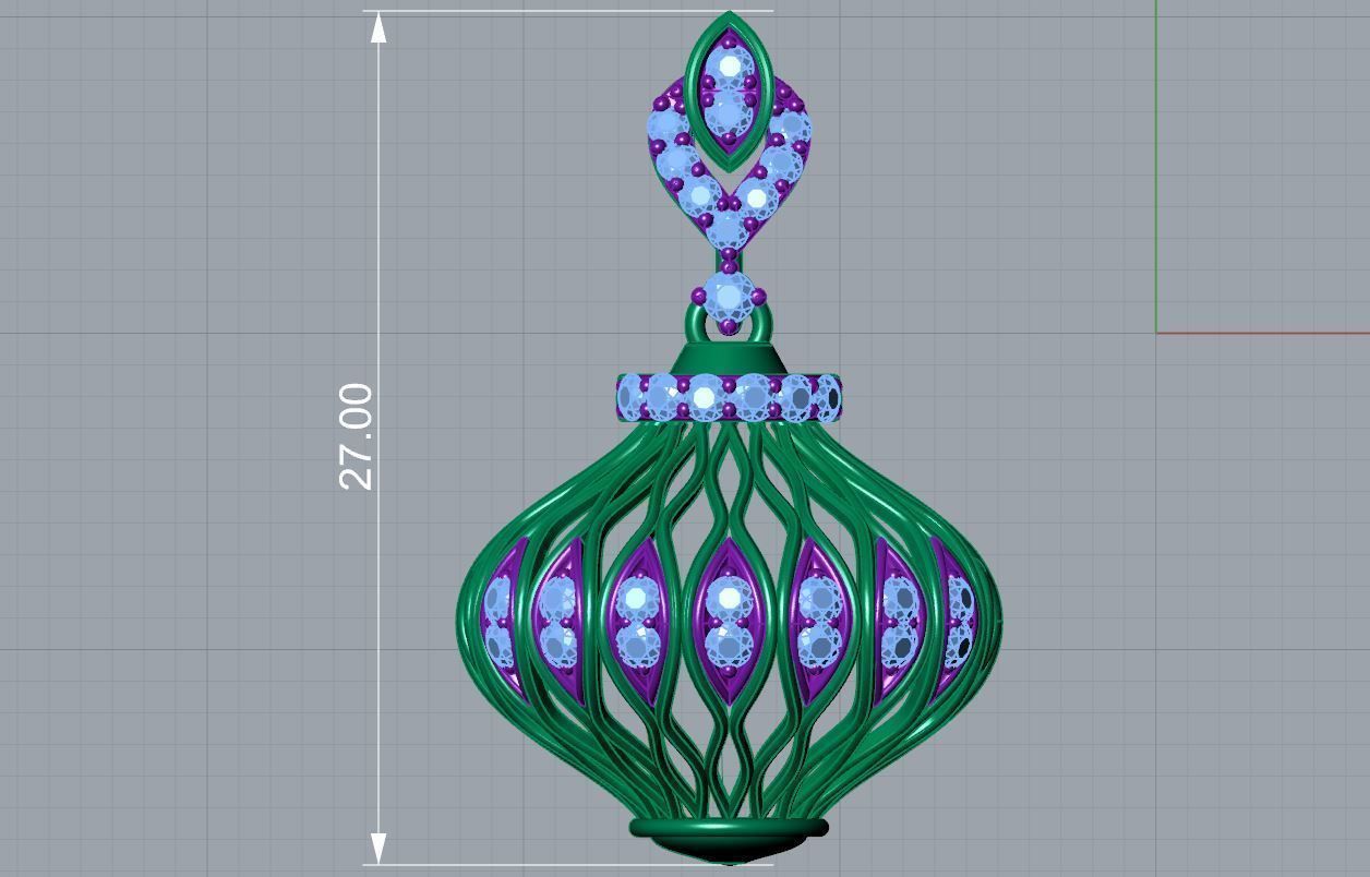 Lantern Style Jimiki 3D print model_4