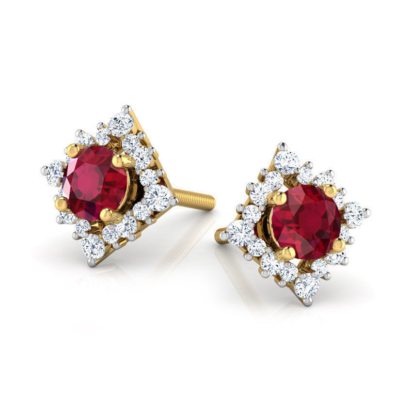 Rhombus Multi-Style Earring 3D print model_13