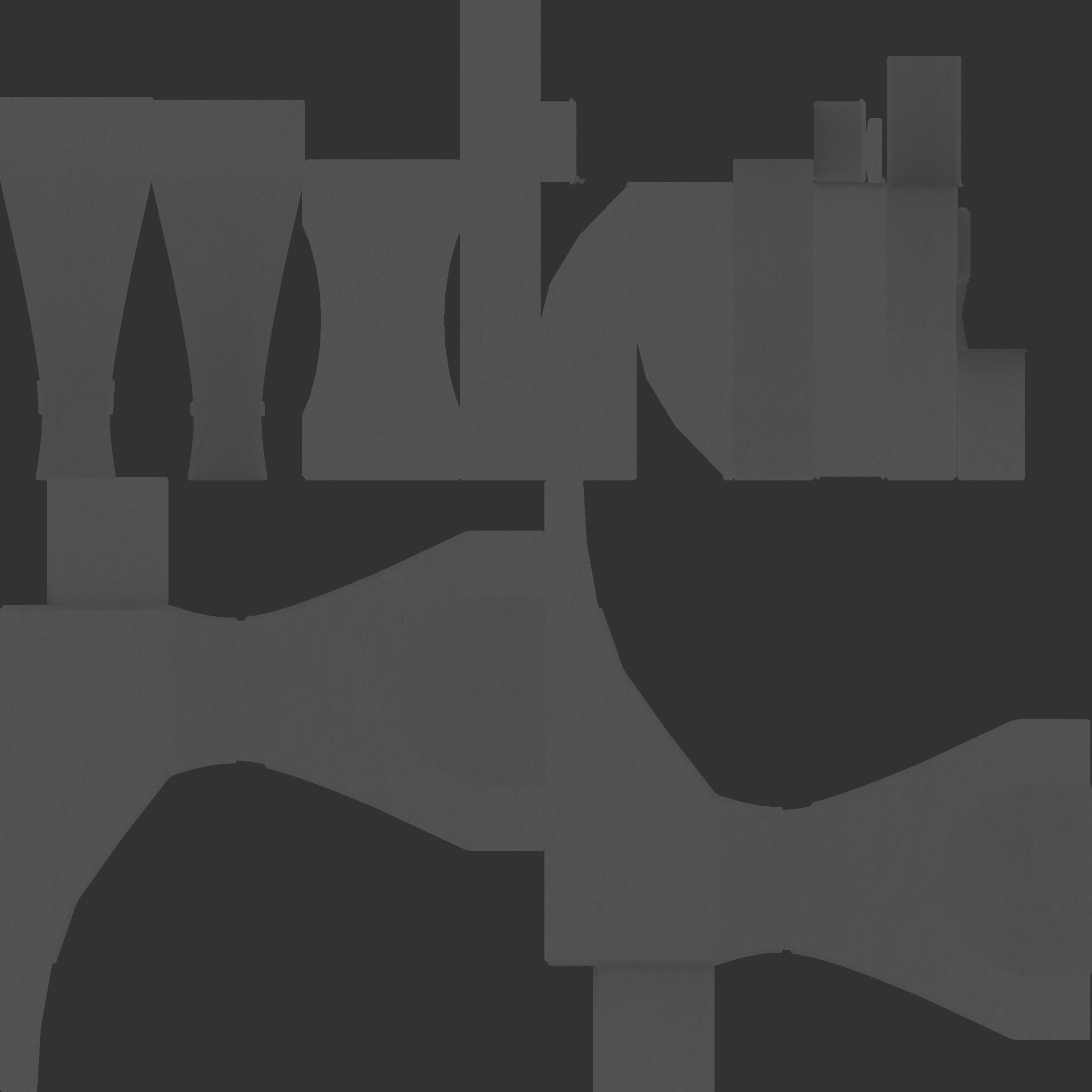 PBR Gameready Anvil metal hammer Low-poly 3D model_7