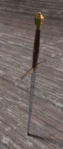 Dark Sword of Nomad Low-poly 3D model_3