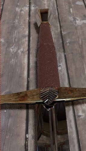 Dark Sword of Nomad Low-poly 3D model_5