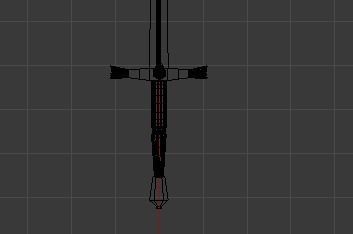 Dark Sword of Nomad Low-poly 3D model_7