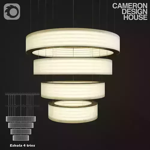 Modern ring light Cameron design house - ESKOLA