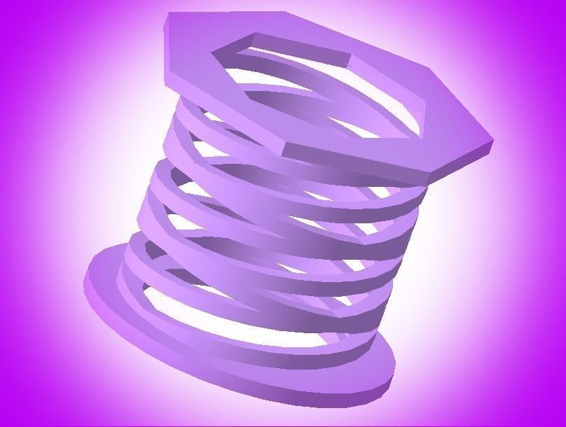 Spring 3D print model_0