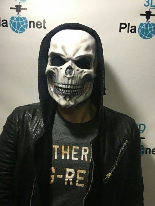 Skull mask skull mask moving jaw skull face mask halloween 3D print model_4