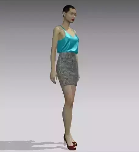 Woman tank and skirt