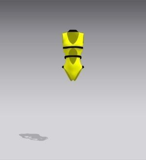 Woman swimsuits Low-poly 3D model_2