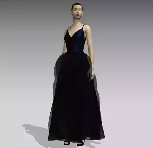 Woman midnight gown