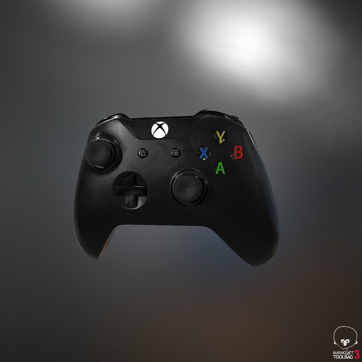 Xbox One Controller 3D model_3
