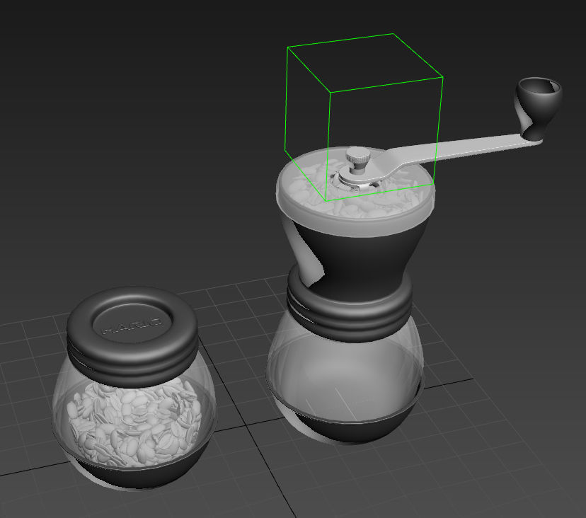 Coffee Grinder II 3D model_9