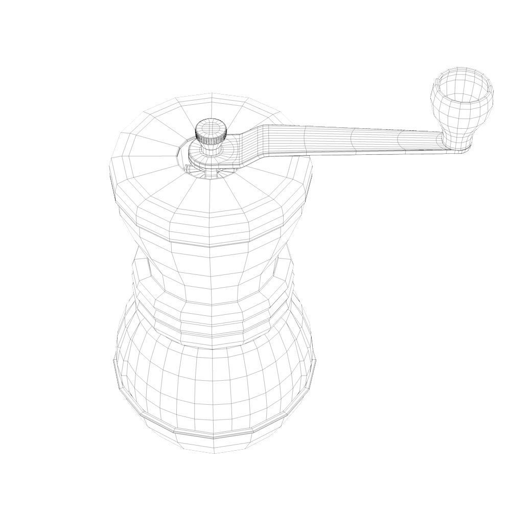 Coffee Grinder II 3D model_11