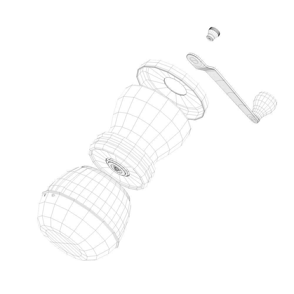 Coffee Grinder II 3D model_12