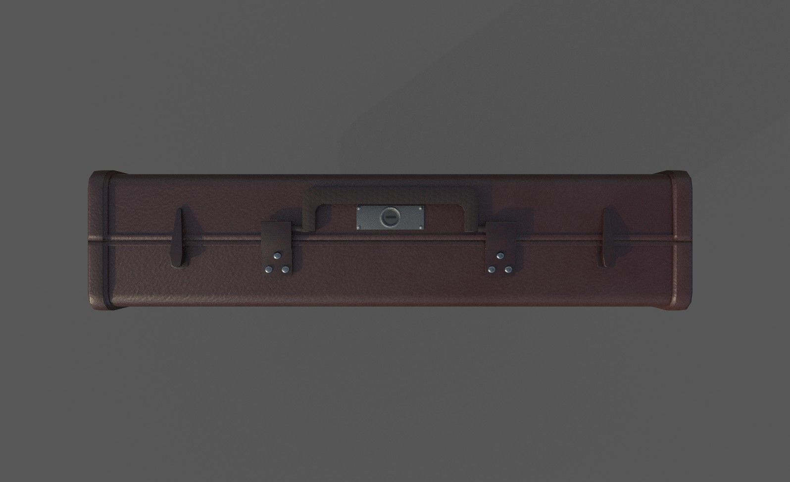 Low Poly Valise briefcase Low-poly 3D model_3