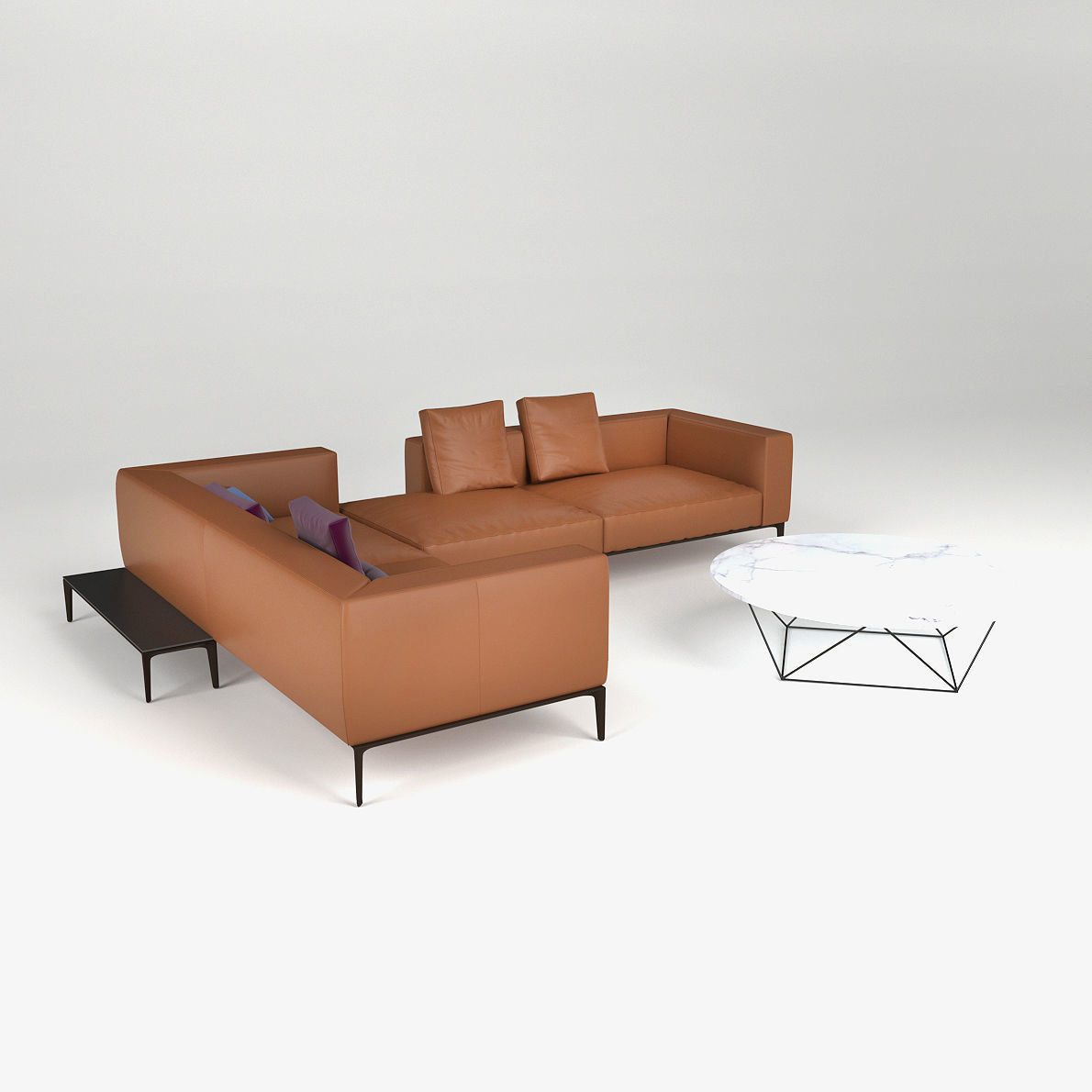 Sofa Jaan Living 782 from Walter Knoll - Design by EOOS 3D model_2