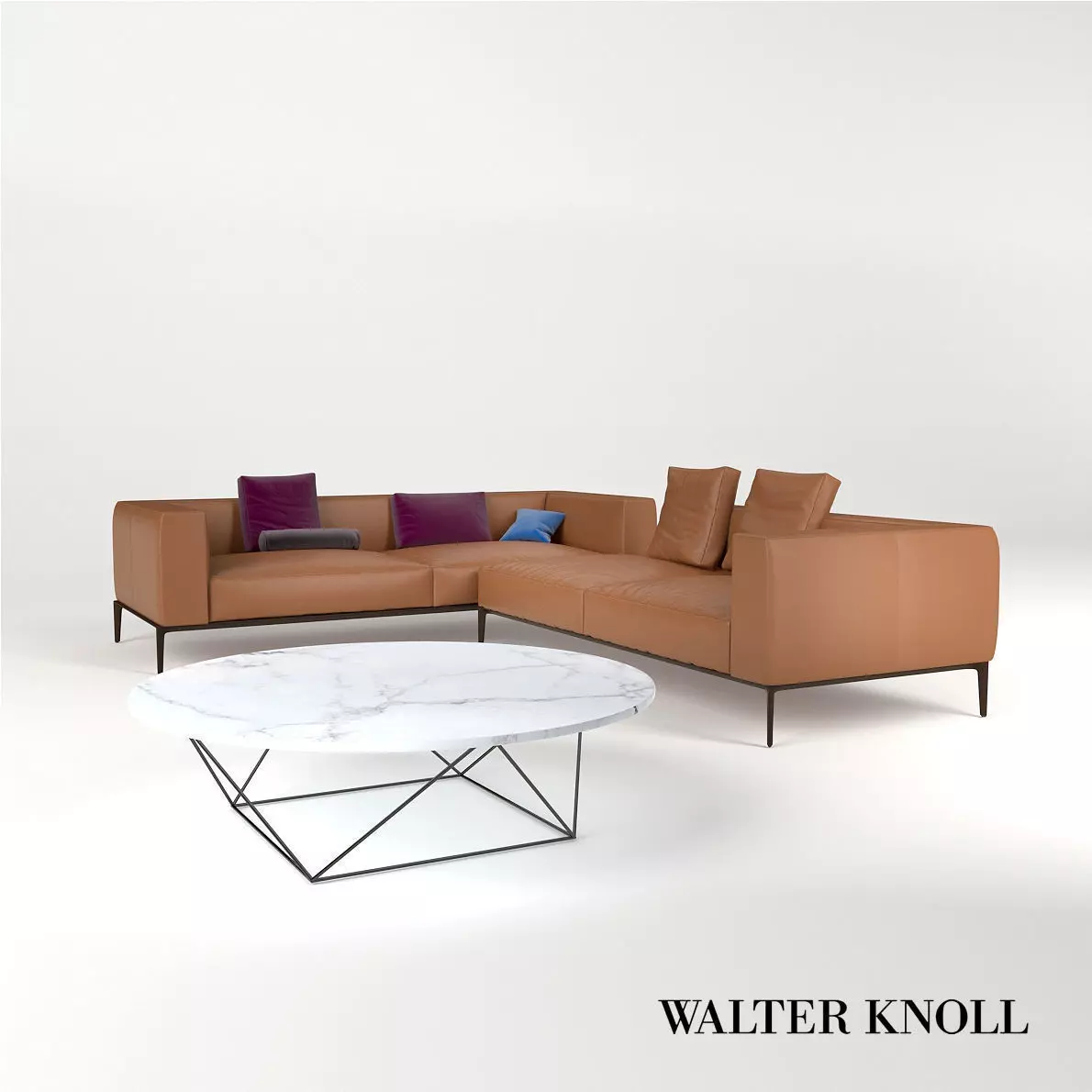 Sofa Jaan Living 782 from Walter Knoll - Design by EOOS 3D model_0