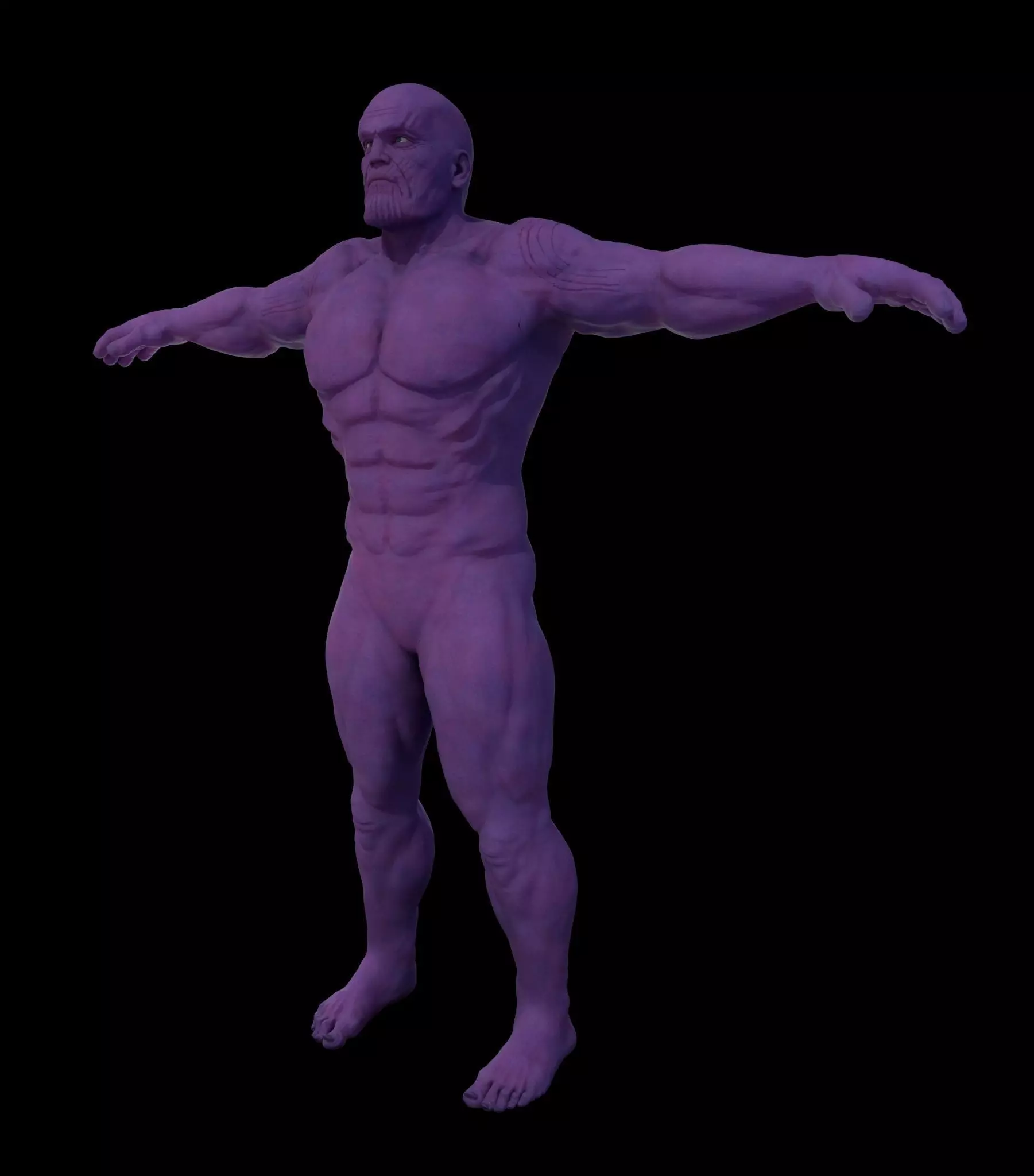 Thanos Desnudo 3D model_0