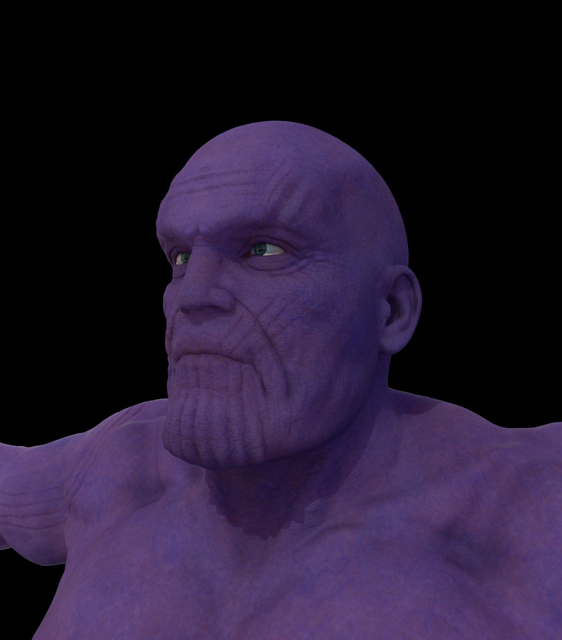 Thanos Desnudo 3D model_3