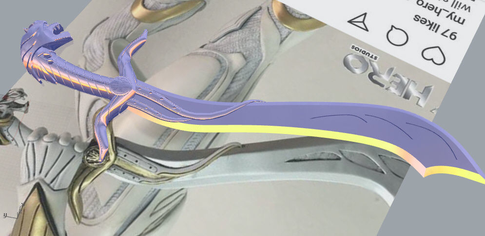 SABA SWORD CONCEPT POWER RANGERS 3D print model_4