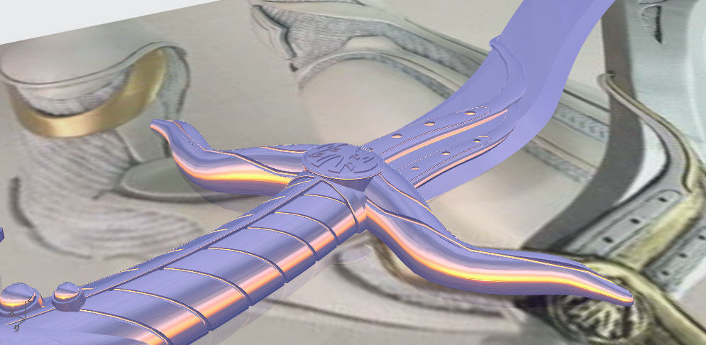 SABA SWORD CONCEPT POWER RANGERS 3D print model_2