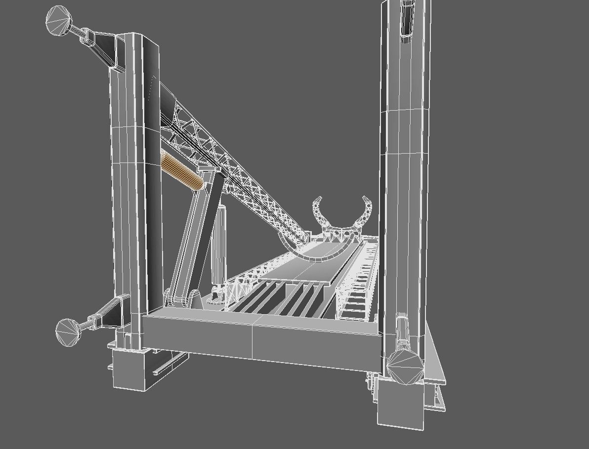 N-1 Rocket Launch Pad 3D model_10