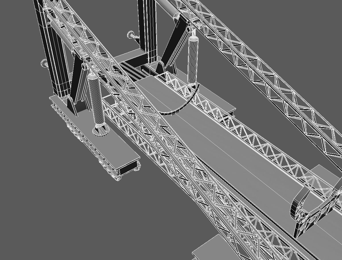 N-1 Rocket Launch Pad 3D model_14