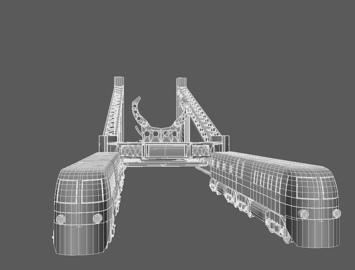 N-1 Rocket Launch Pad 3D model_11