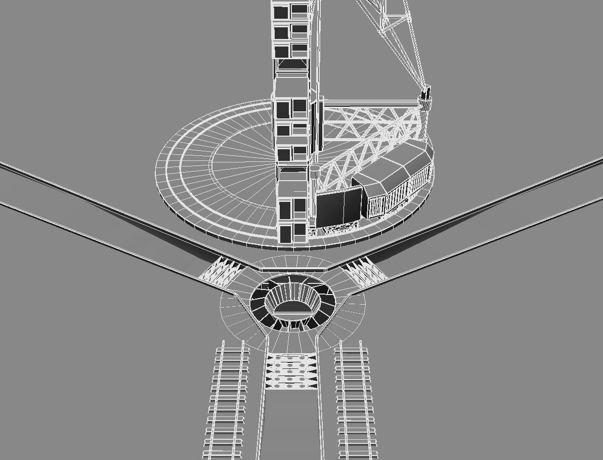 N-1 Rocket Launch Pad 3D model_12