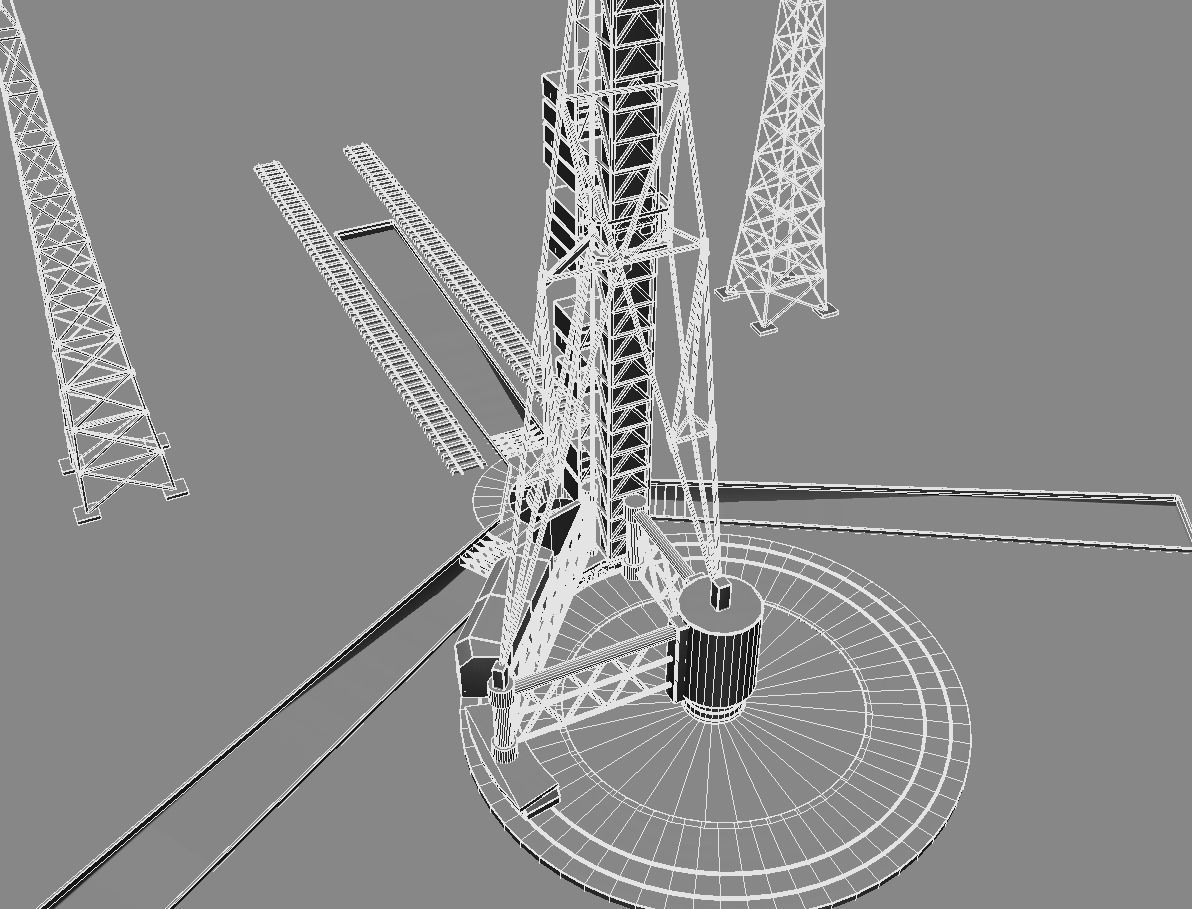 N-1 Rocket Launch Pad 3D model_13