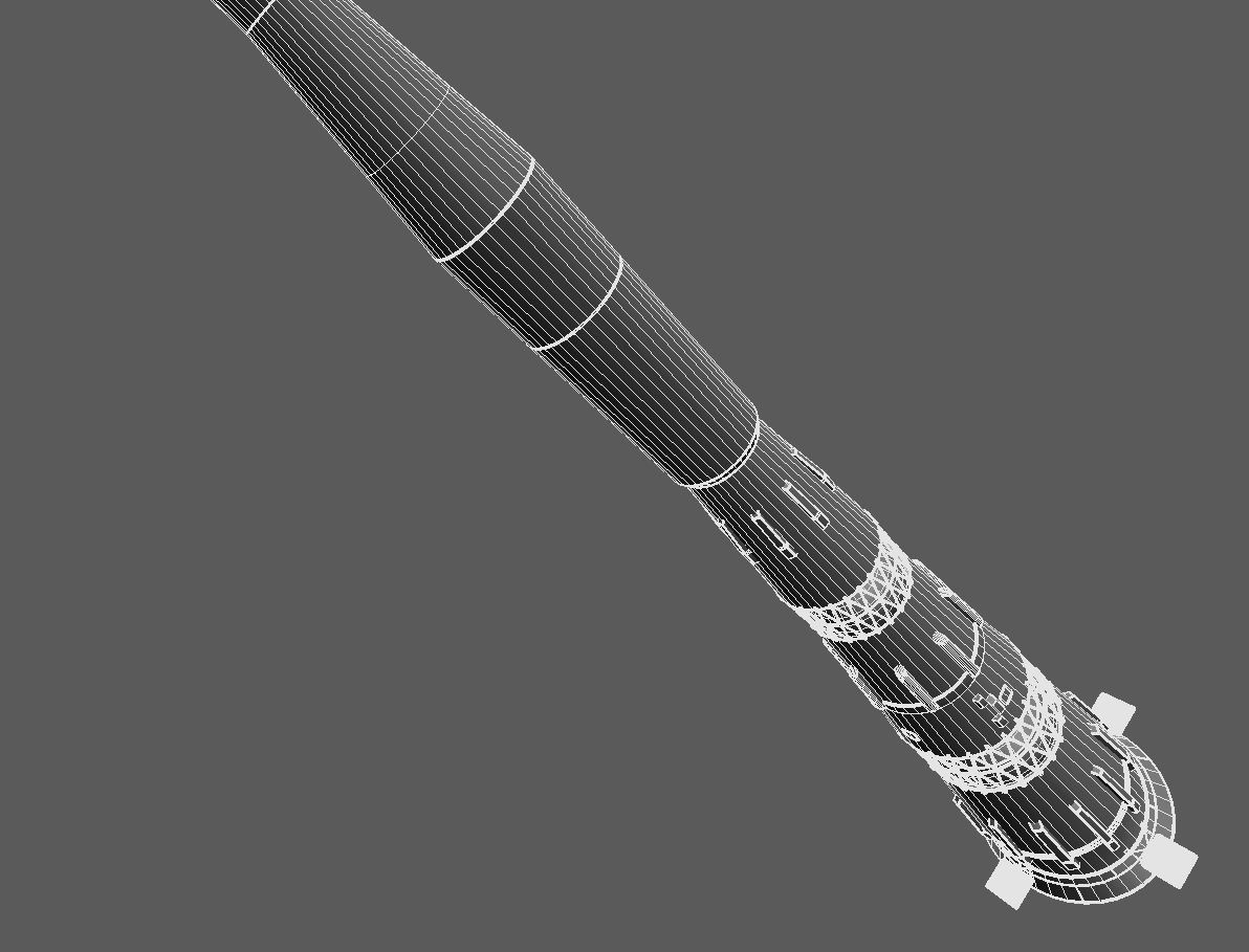 N-1 Rocket Launch Pad 3D model_9