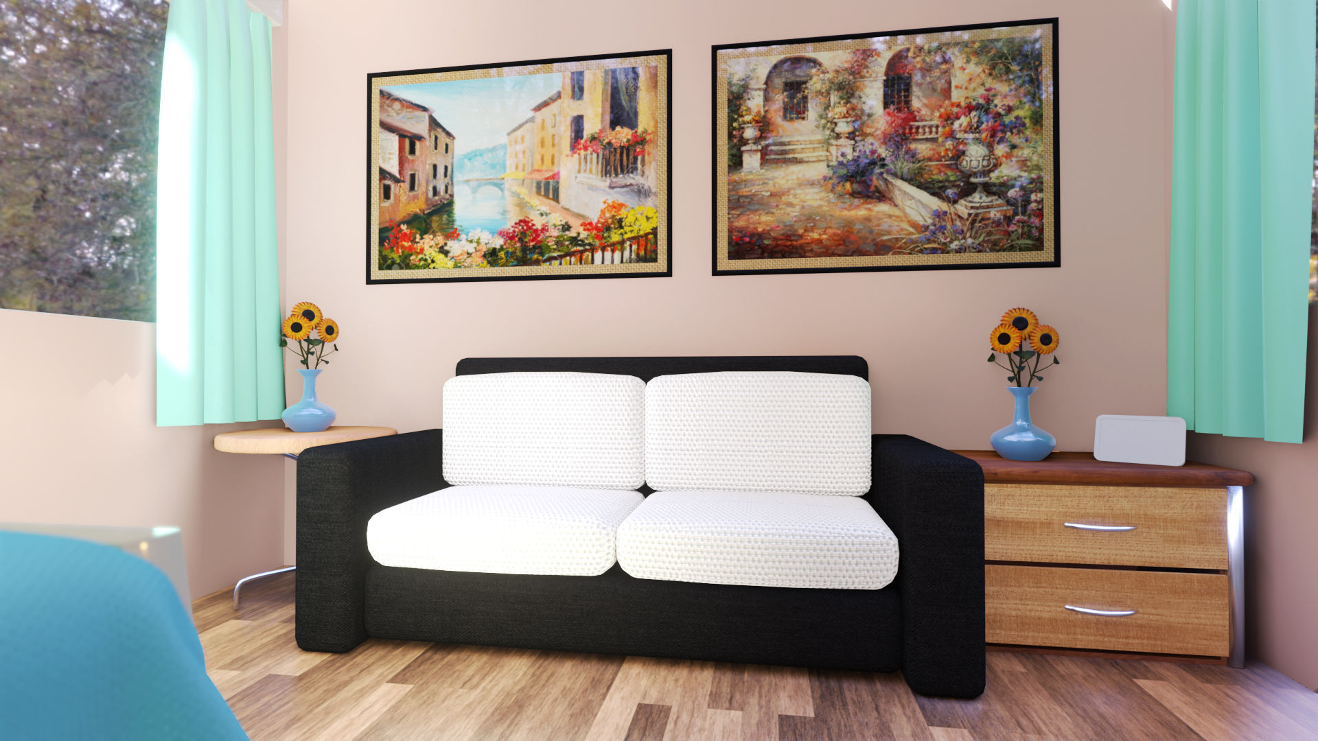 Hospital Room 3D model_1