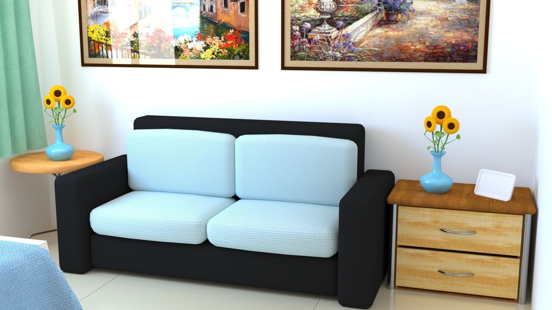 Hospital Room 3D model_4