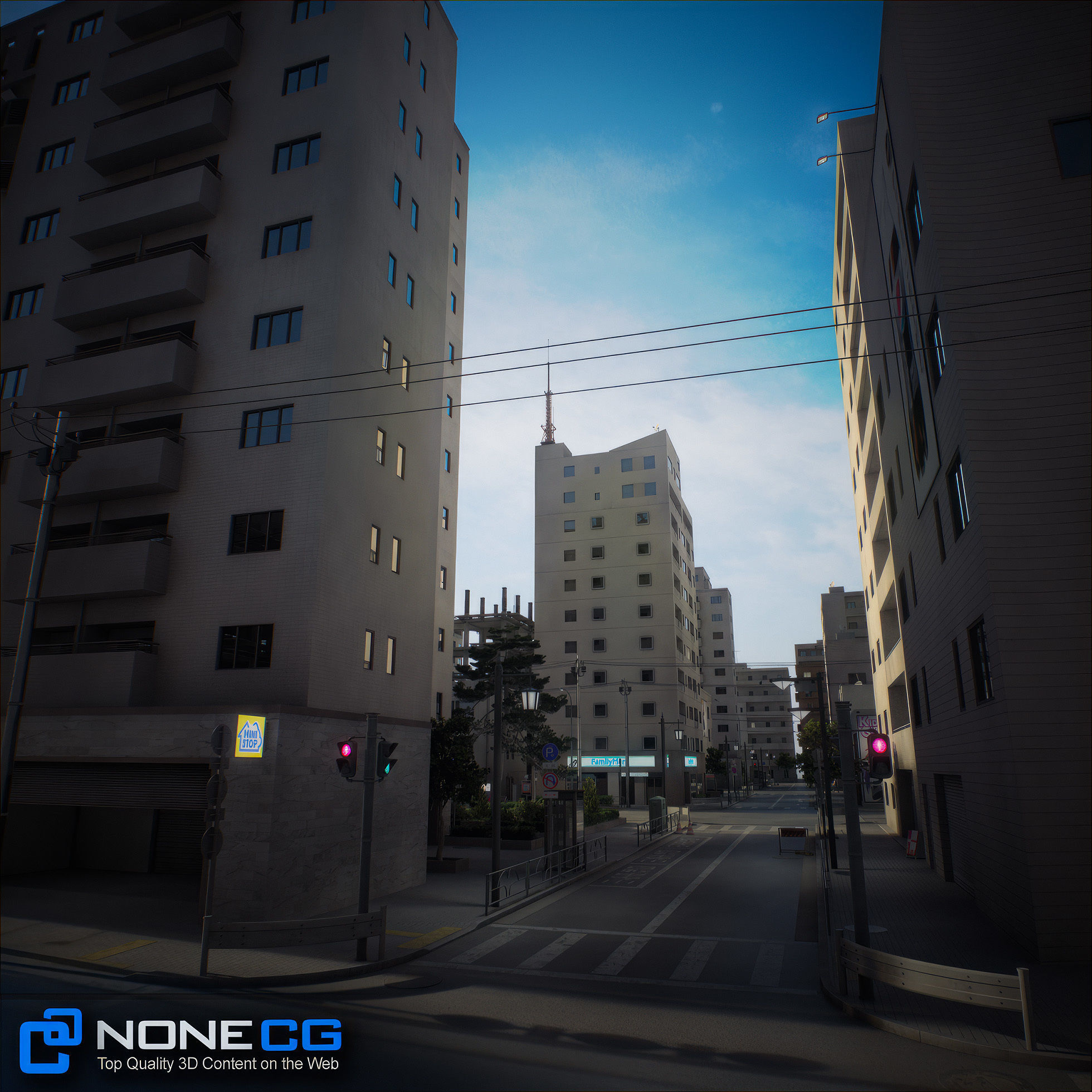 Japan 4 Blocks Set-1 3D model_75