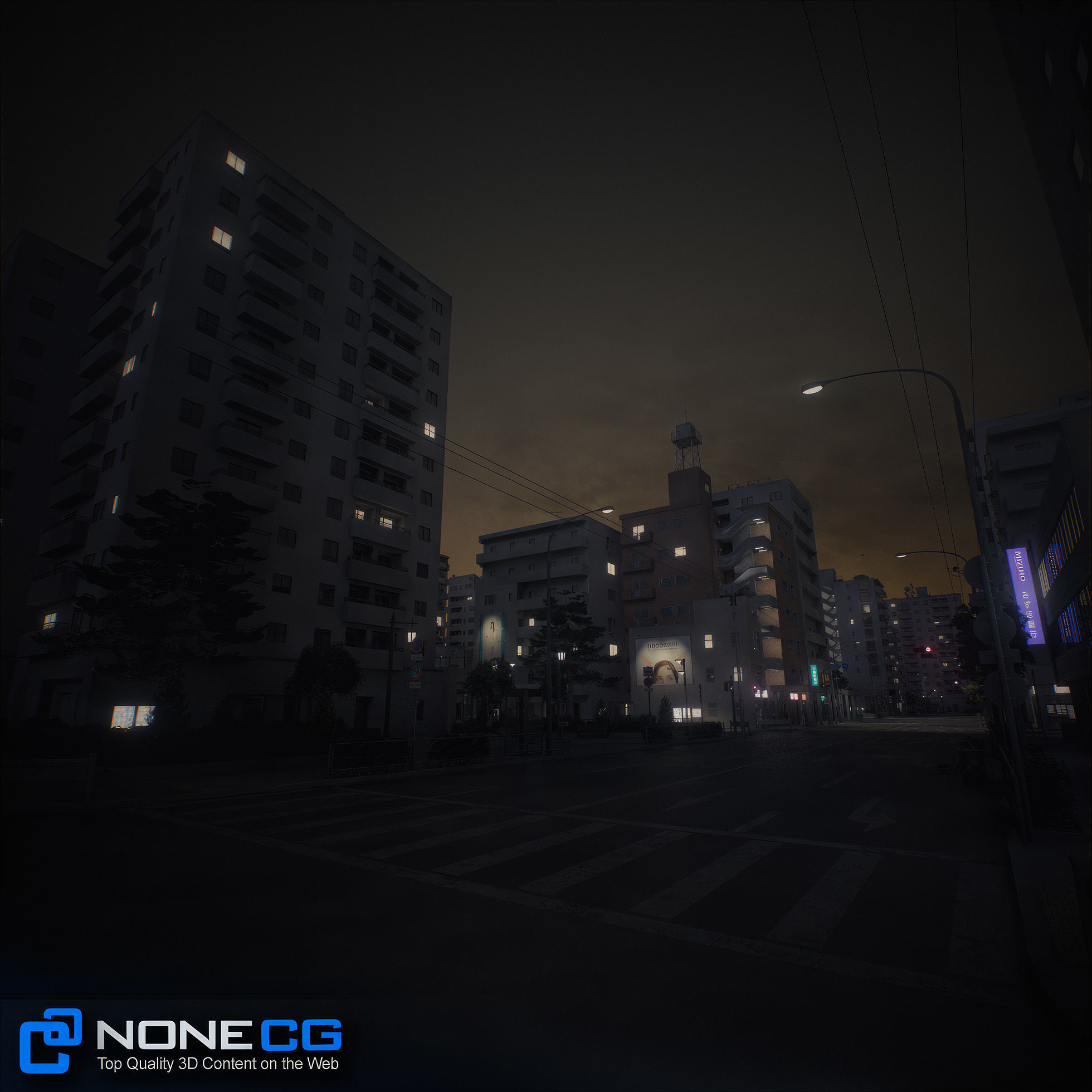 Japan 4 Blocks Set-1 3D model_86