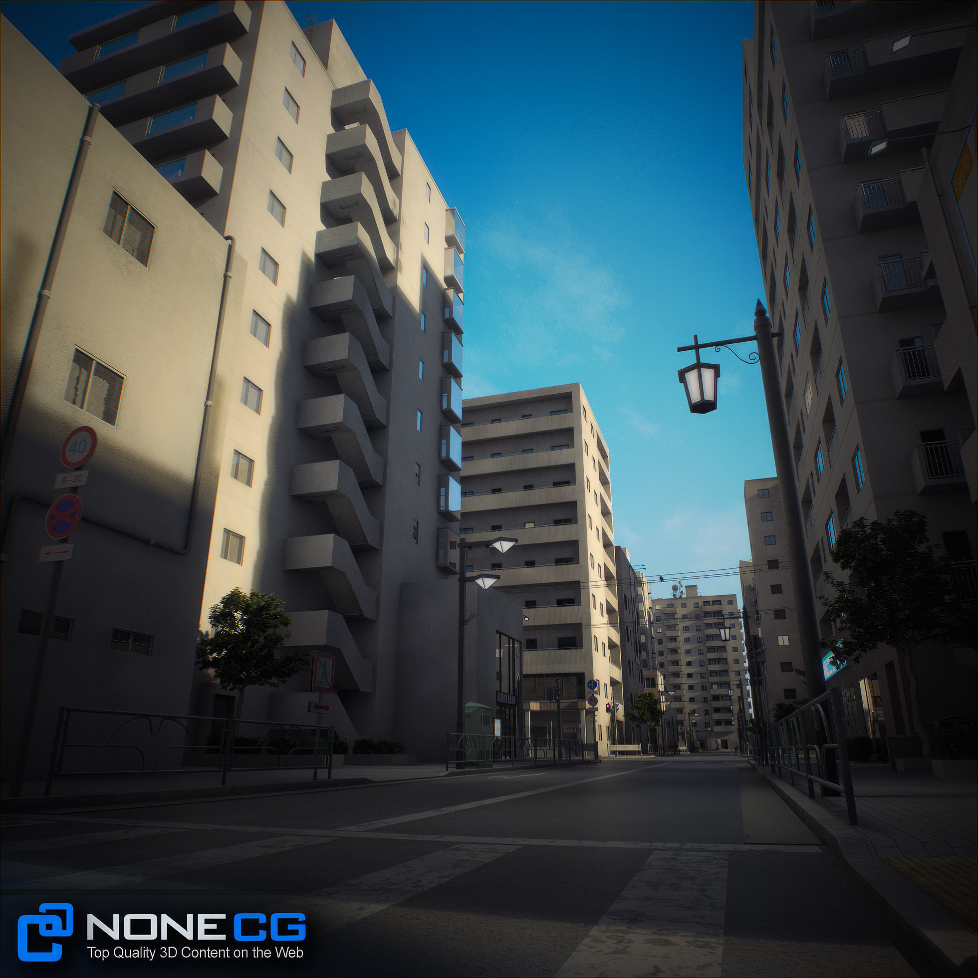 Japan 4 Blocks Set-1 3D model_79