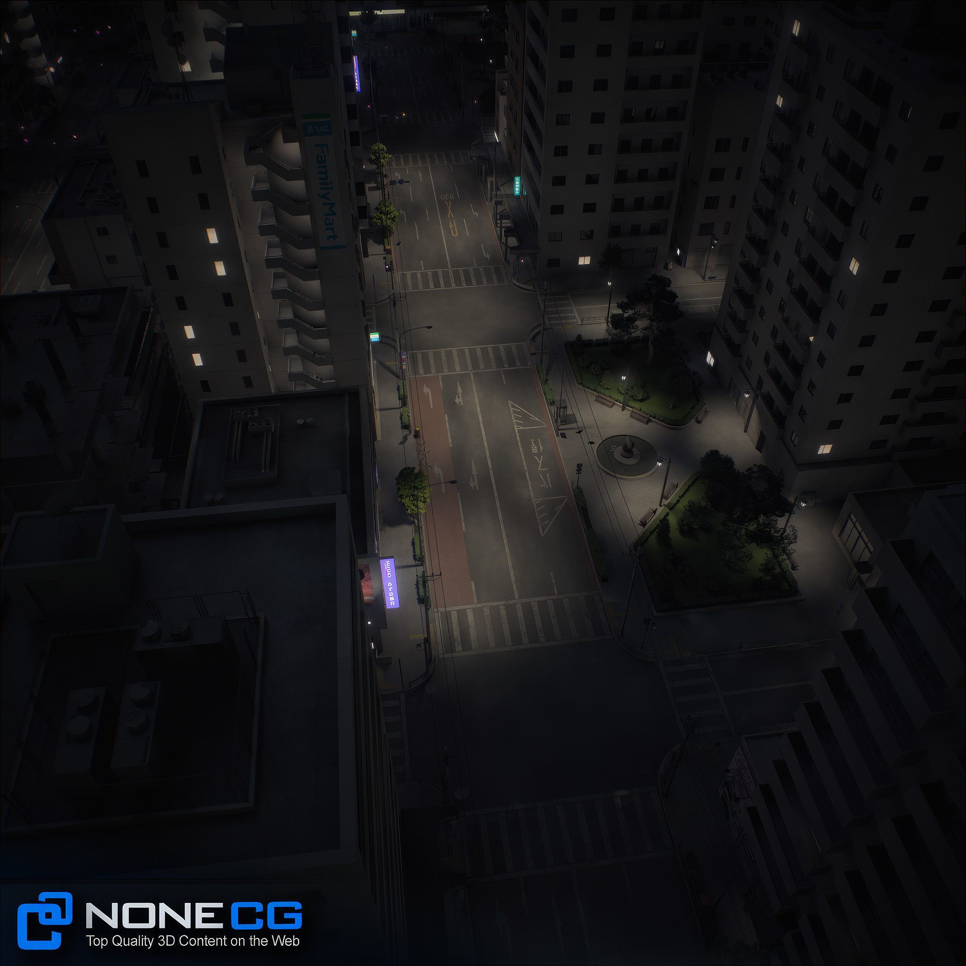 Japan 4 Blocks Set-1 3D model_85