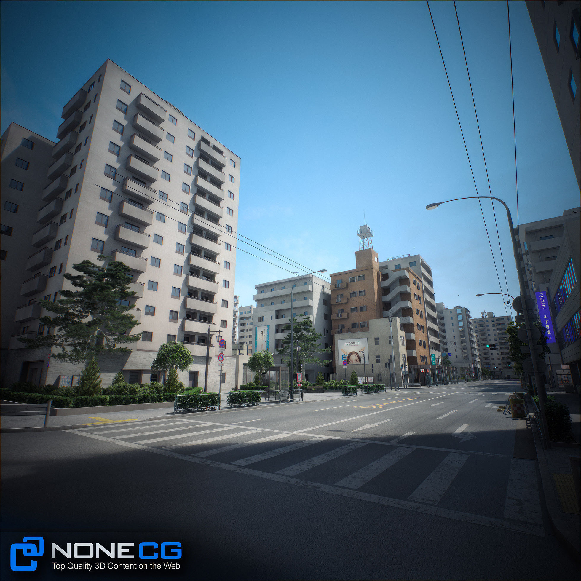 Japan 4 Blocks Set-1 3D model_87