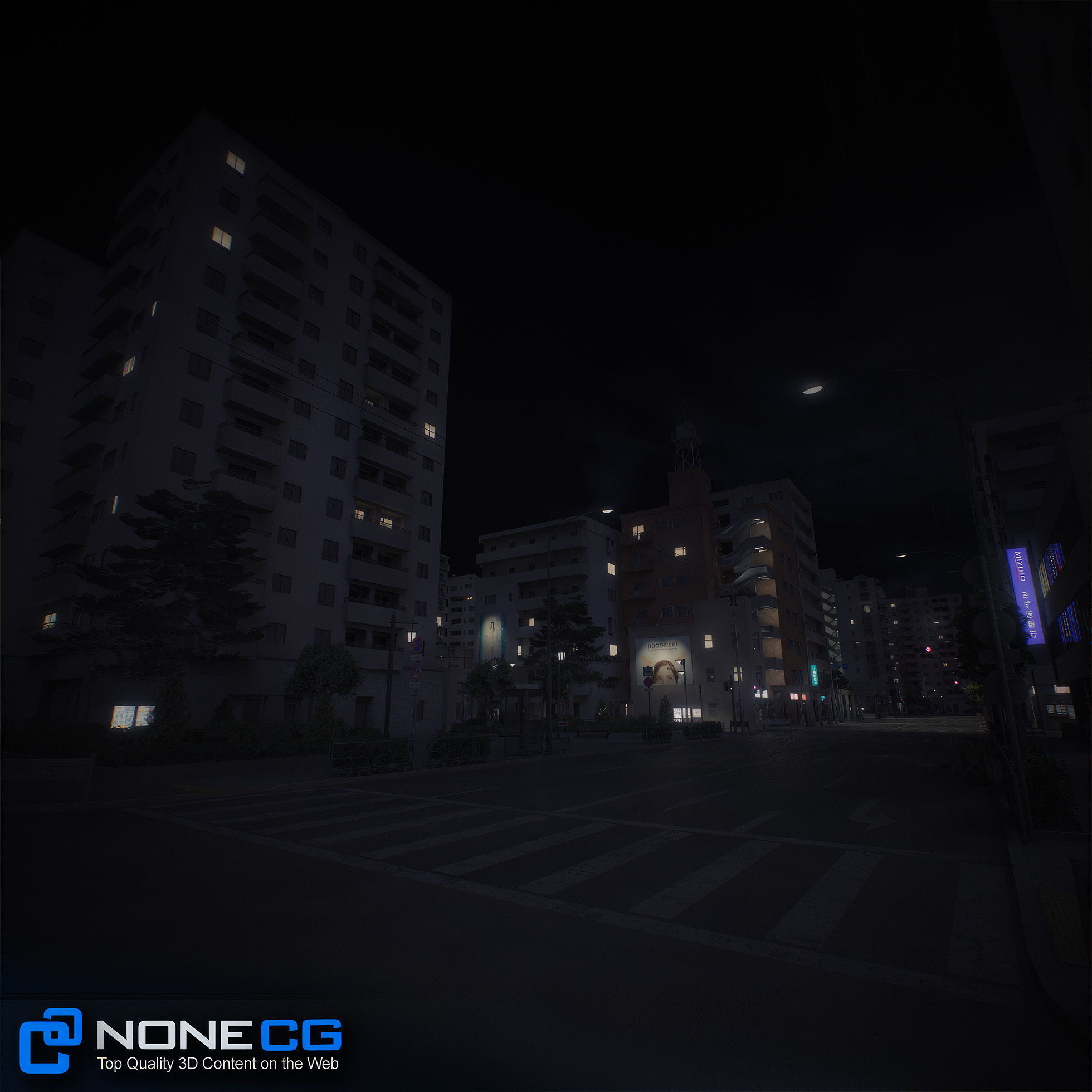 Japan 4 Blocks Set-1 3D model_89