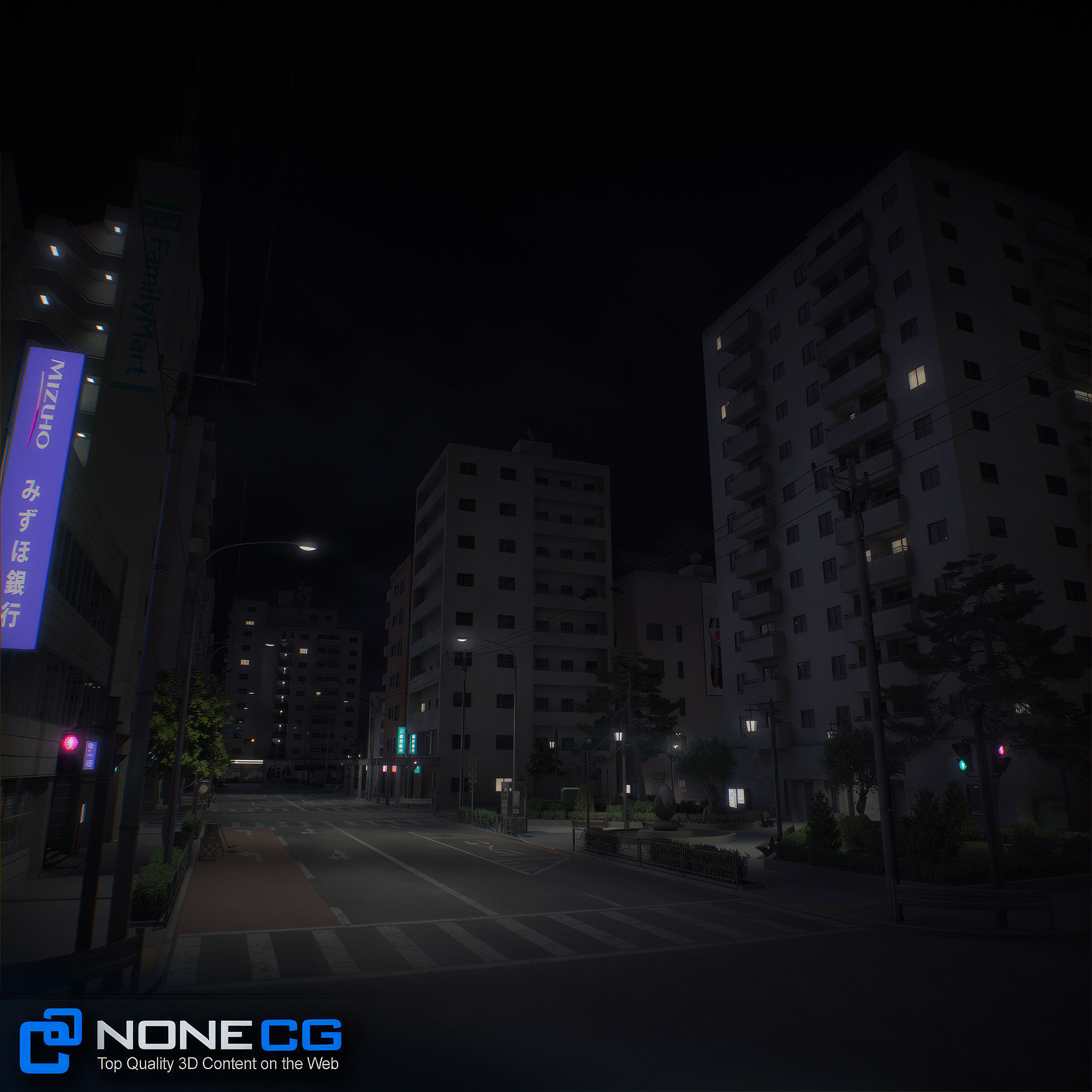 Japan 4 Blocks Set-1 3D model_74