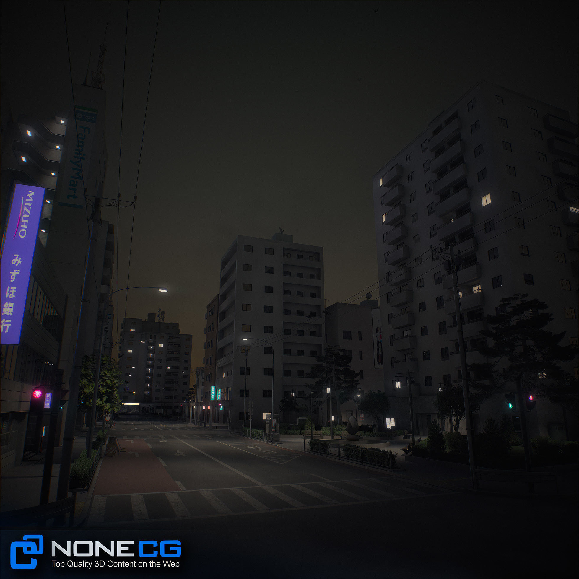 Japan 4 Blocks Set-1 3D model_69