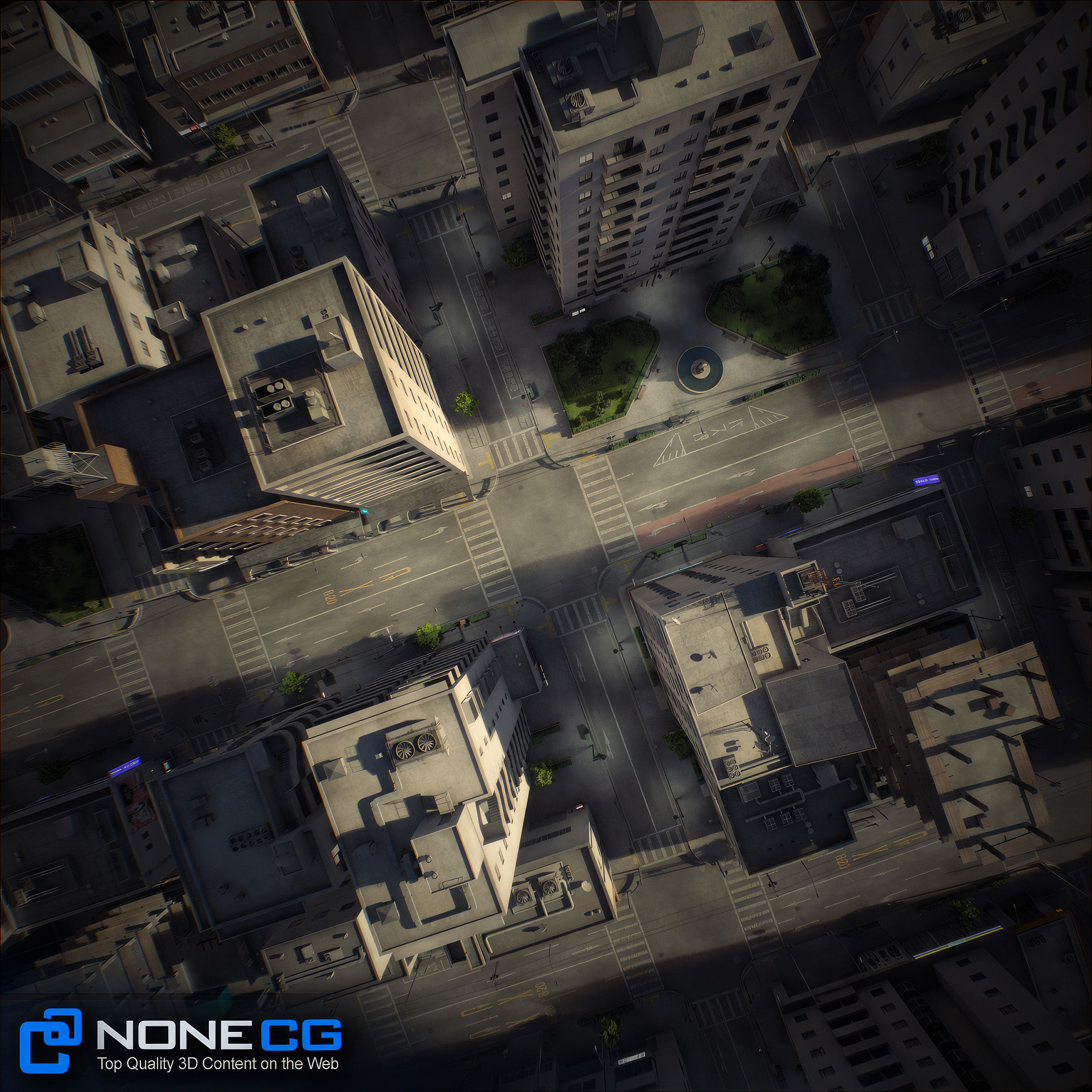 Japan 4 Blocks Set-1 3D model_16