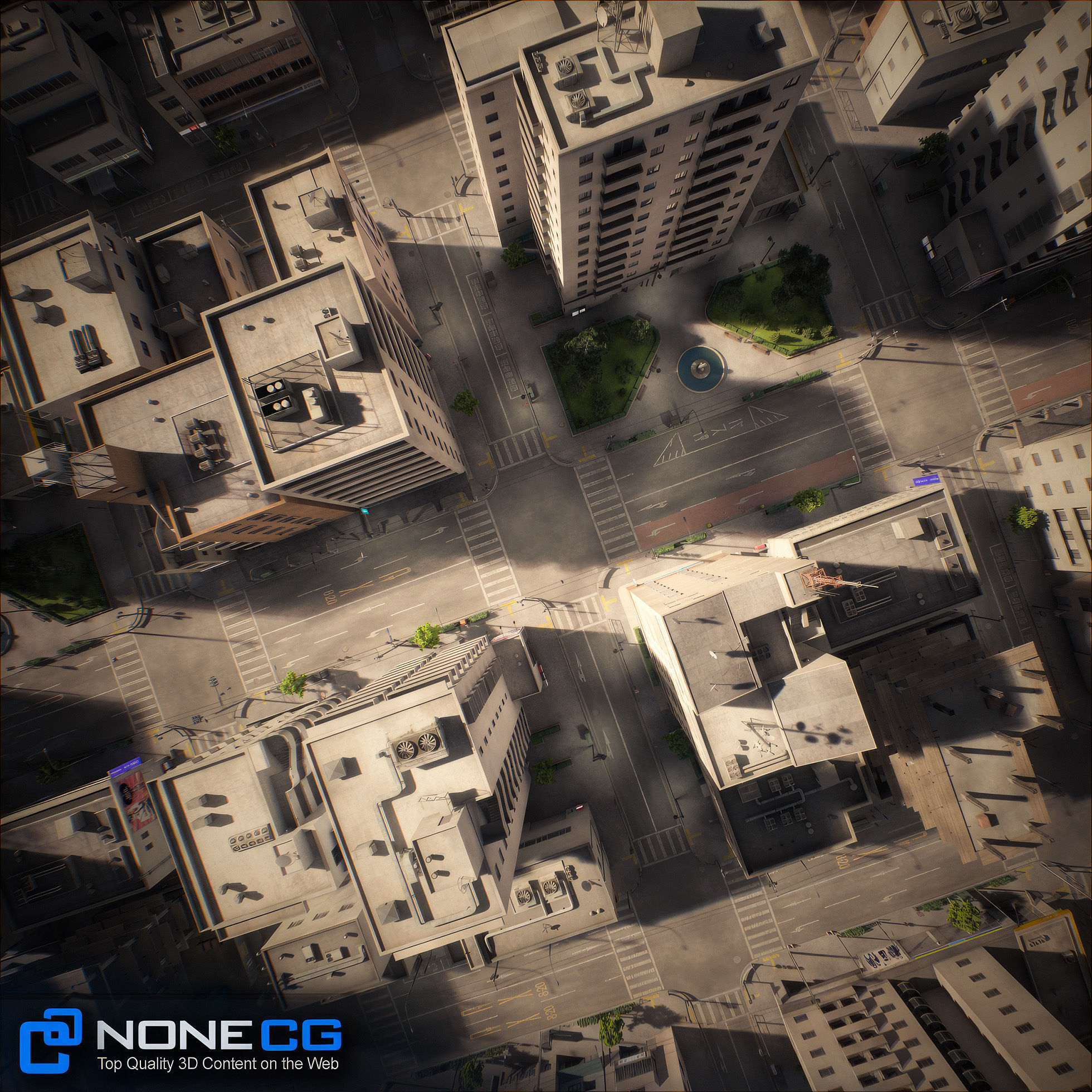 Japan 4 Blocks Set-1 3D model_18