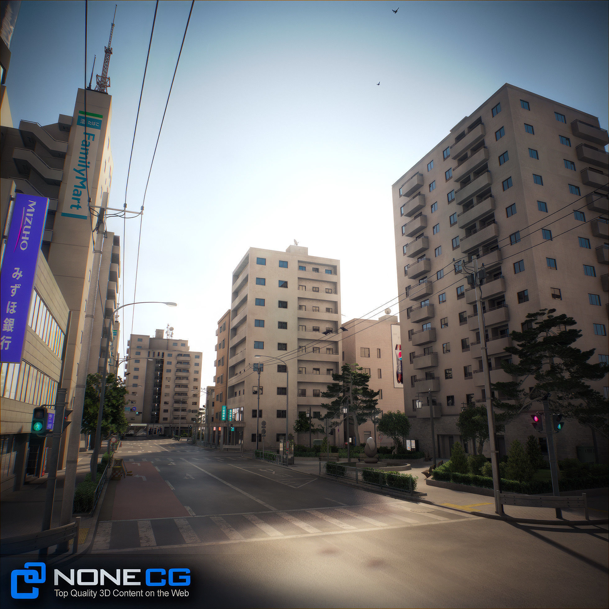 Japan 4 Blocks Set-1 3D model_72