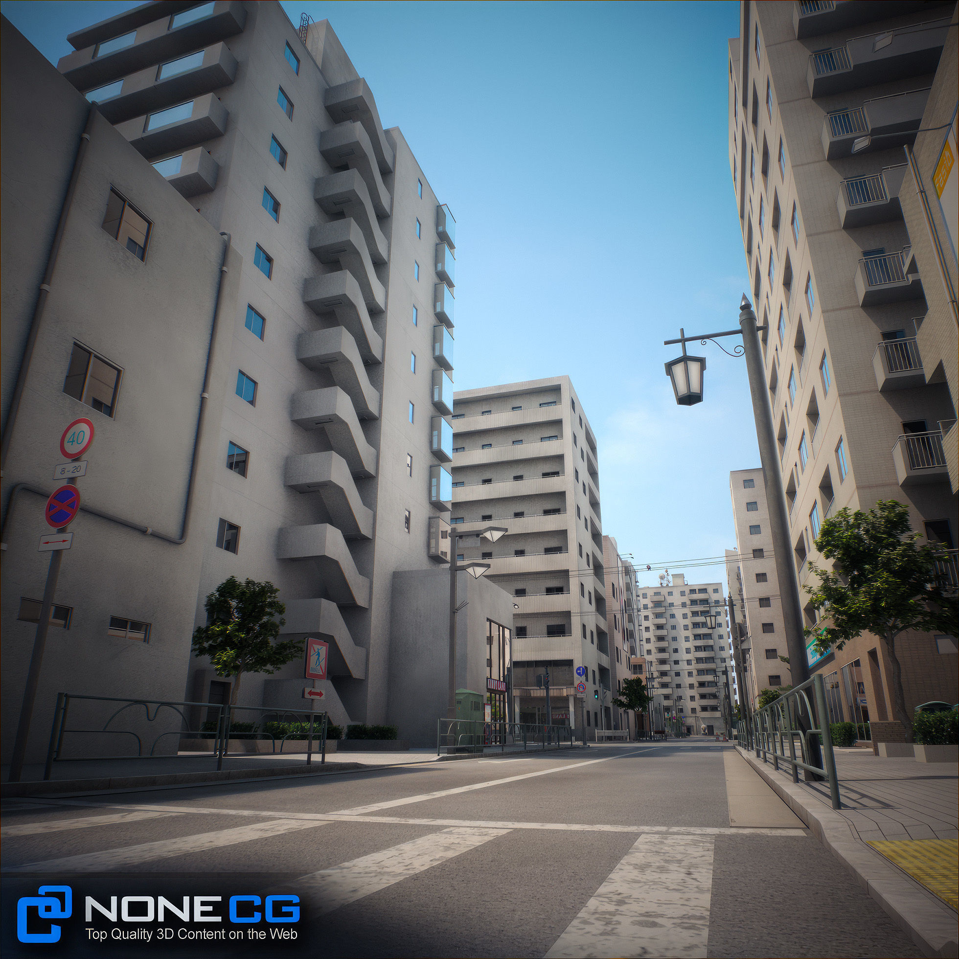 Japan 4 Blocks Set-1 3D model_80