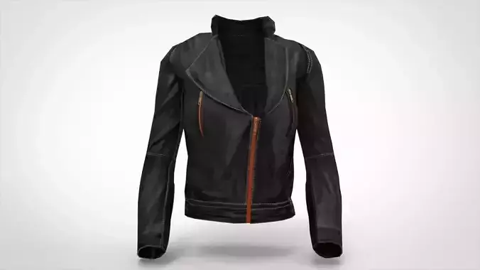 women leather jacket