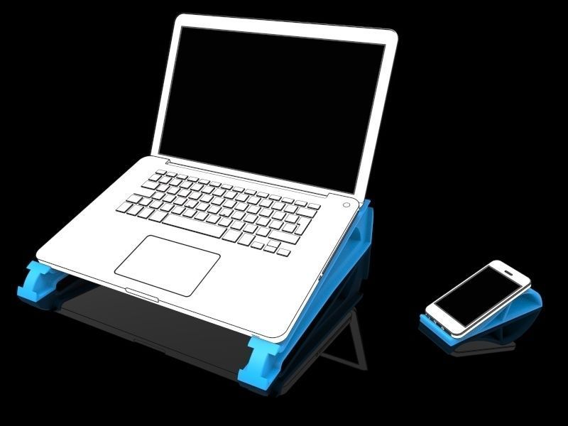 Stand plus Free 3D print model_1